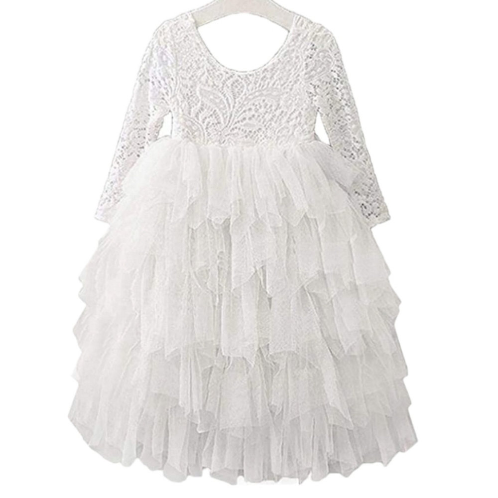 Girls Lace Maxi Dress